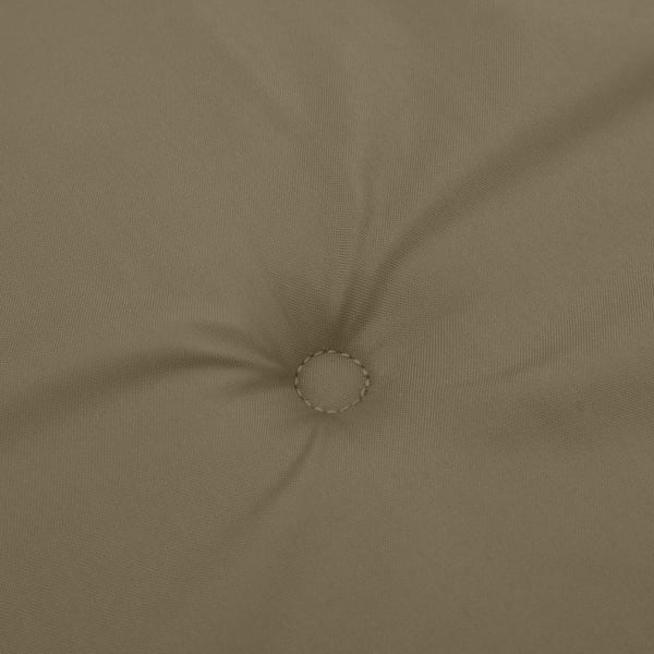 vidaXL hynde til havebænk 150x50x7 cm stof meleret gråbrun