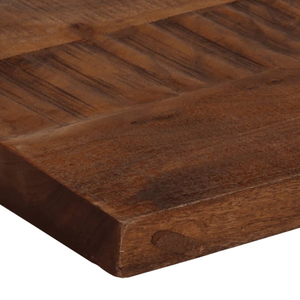 vidaXL bordplade 120x40x2,5 cm rektangulær massivt genbrugstræ