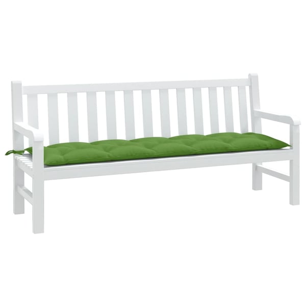 vidaXL hynde til havebænk 180x50x7 cm stof meleret grøn