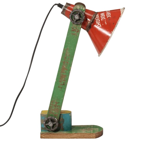 vidaXL Skrivebordslampe 25 W flerfarget 23x13x52 cm E27