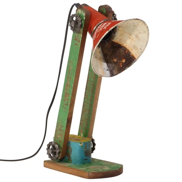 vidaXL Skrivebordslampe 25 W flerfarget 23x13x52 cm E27