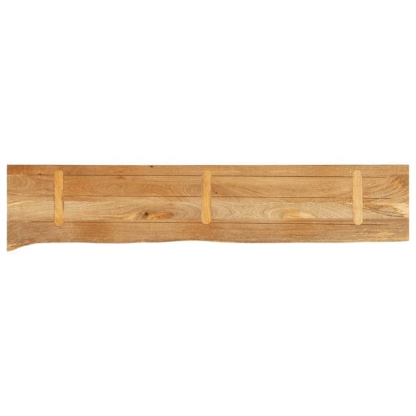 vidaXL Pöytälevy elävä reuna 140x40x2,5 cm täysi mangopuu