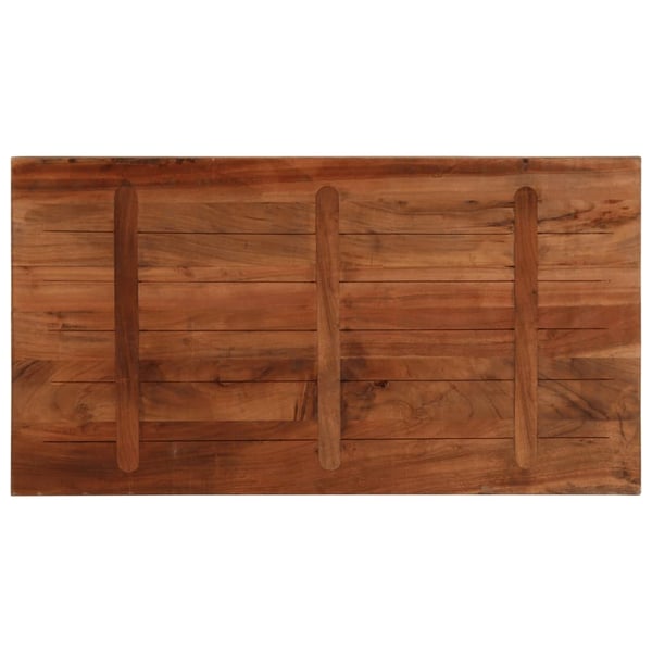 vidaXL Bordplate 100x70x2,5 cm rektangulær gjenvunnet heltre