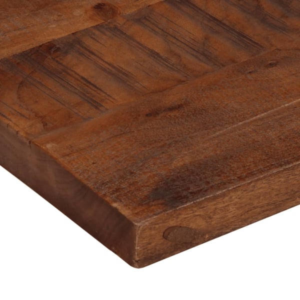vidaXL Bordplate 100x70x2,5 cm rektangulær gjenvunnet heltre