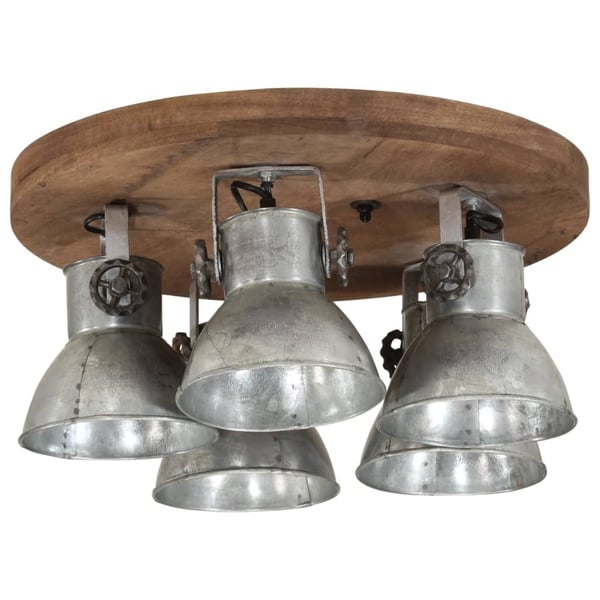 vidaXL loftlampe 50x50x25 cm 25 W E27 vintagesølv