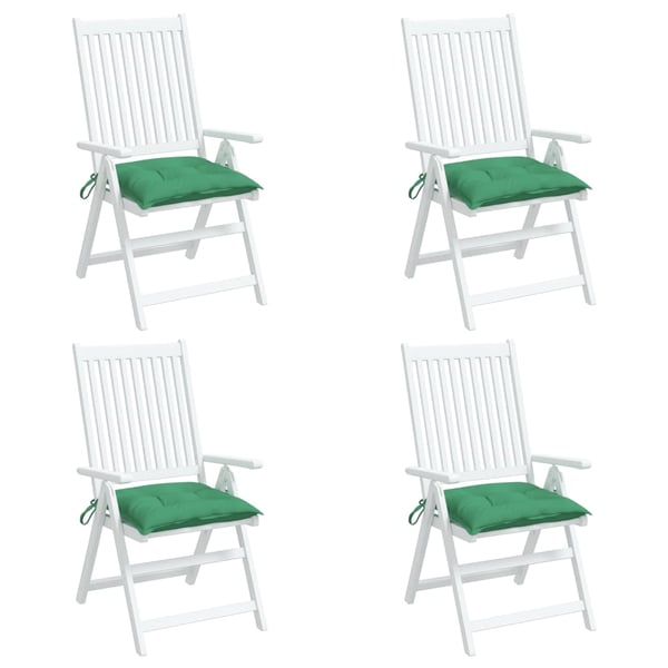 vidaXL pallehynder 4 stk. 50x50x7 cm oxfordstof grøn