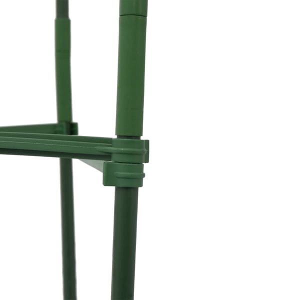 vidaXL Tomatbur 2 st 154 cm stål och PP