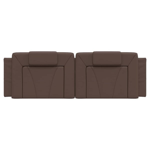 vidaXL gavlpude Viana 160 cm kunstlæder brun