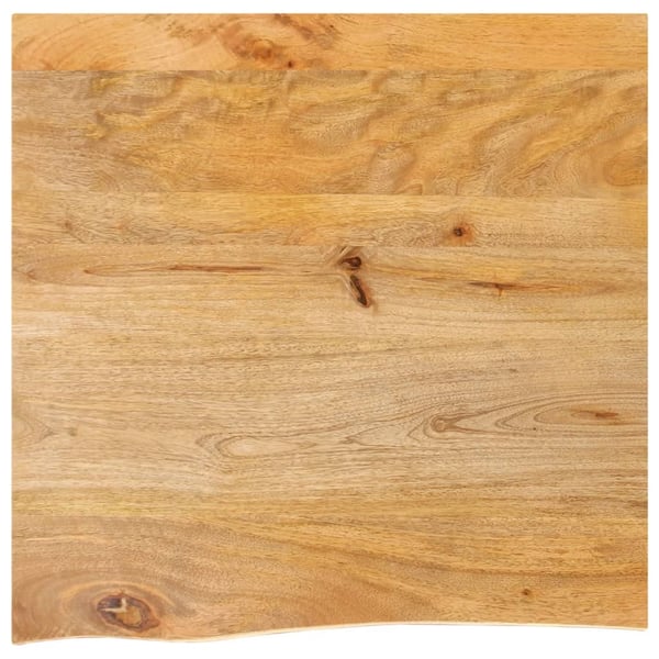 vidaXL bordplade 40x40x2,5 cm naturlig kant massivt mangotræ