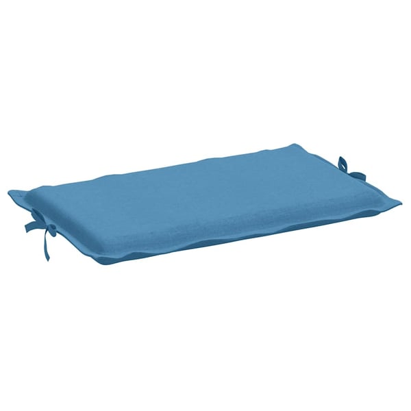 vidaXL hynde til liggestol 186x58x4 cm stof meleret blå