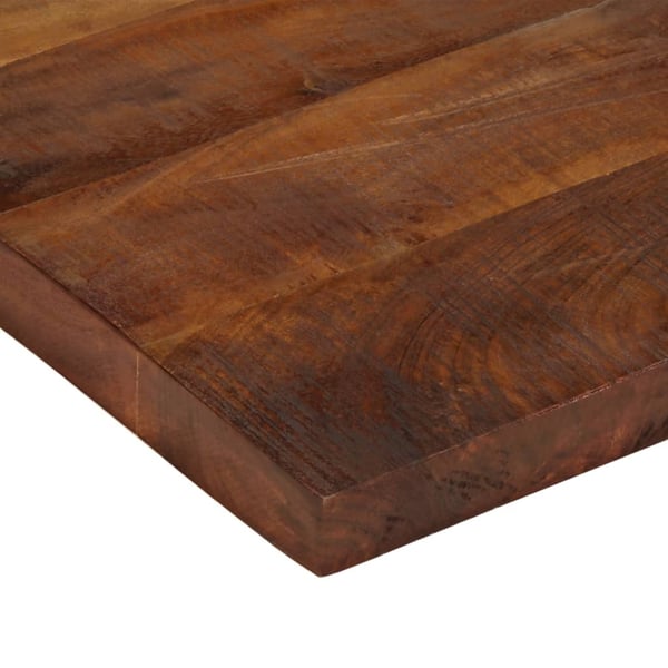 vidaXL Bordplate 90x70x2,5 cm rektangulær gjenvunnet heltre