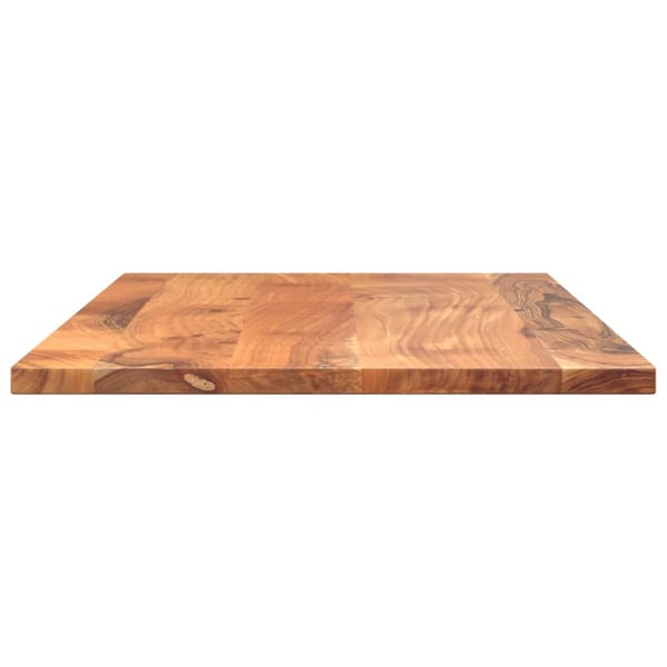 vidaXL Bordplate 80x70x3,8 cm rektangulær heltre akasie