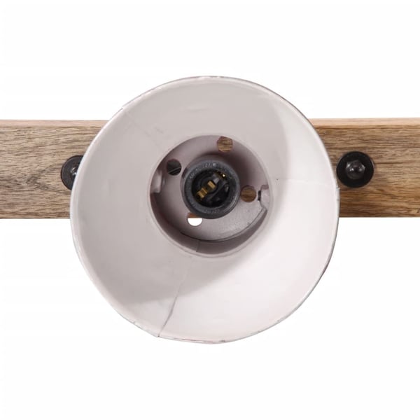 vidaXL Vegglampe 25 W mørkerød 65x25 cm E27