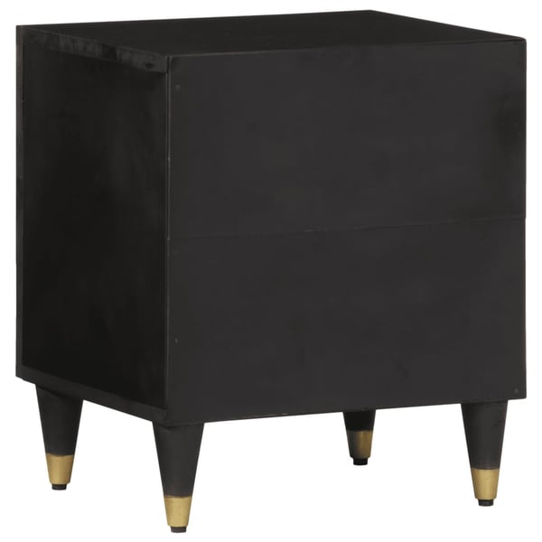 vidaXL sengebord 40x33x46 cm massivt mangotræ