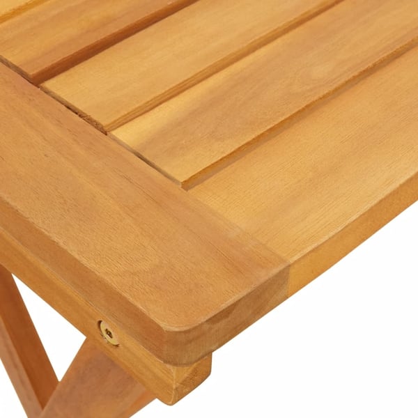 vidaXL Sammenleggbart hagebord 50x36x60 cm heltre akasie
