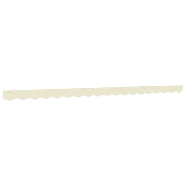 vidaXL Erstatningsstoff for markisekappe kremhvit stripe 4,5 m