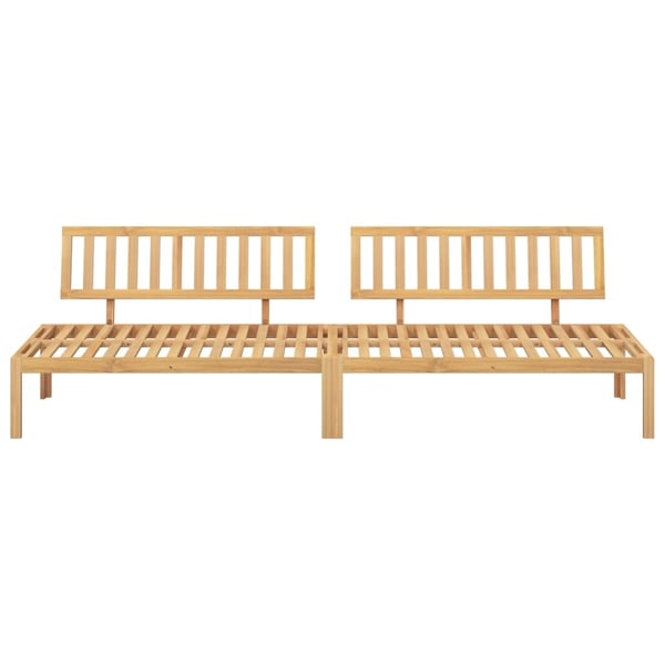 vidaXL midtermoduler 2 stk. til pallesofa massivt akacietræ