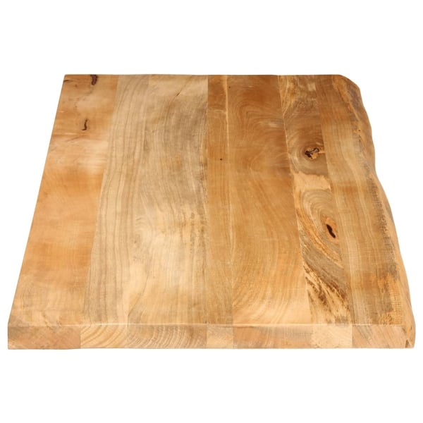 vidaXL Pöytälevy elävä reuna 140x60x2,5 cm täysi mangopuu
