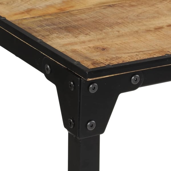 vidaXL Barbord 110x55x107 cm grovt heltre mangotre