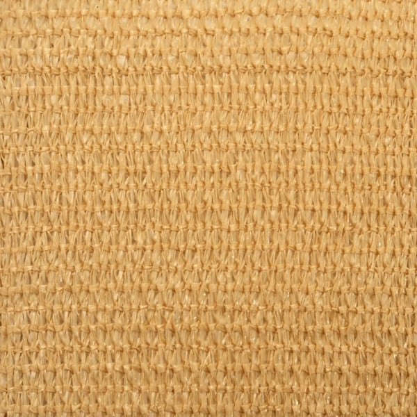 vidaXL Solsegel 160 g/m² fyrkantig sand 4x4 m HDPE