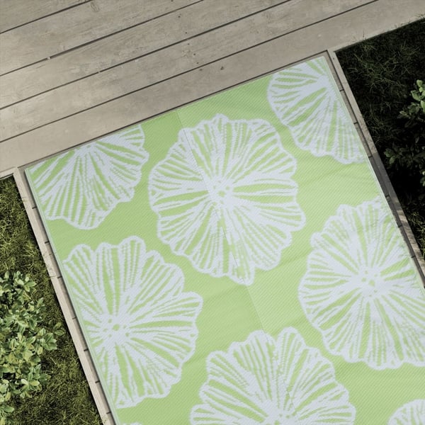 vidaXL Ulkomatto ARAKIL Vihreä 120x180 cm PP