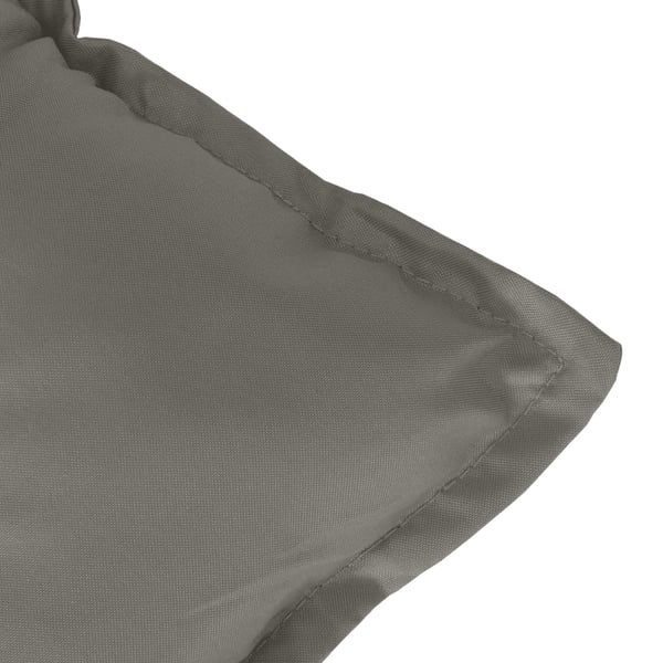 vidaXL hynder til havebænk 2 stk. 120x50x7 cm stof meleret mørkegrå