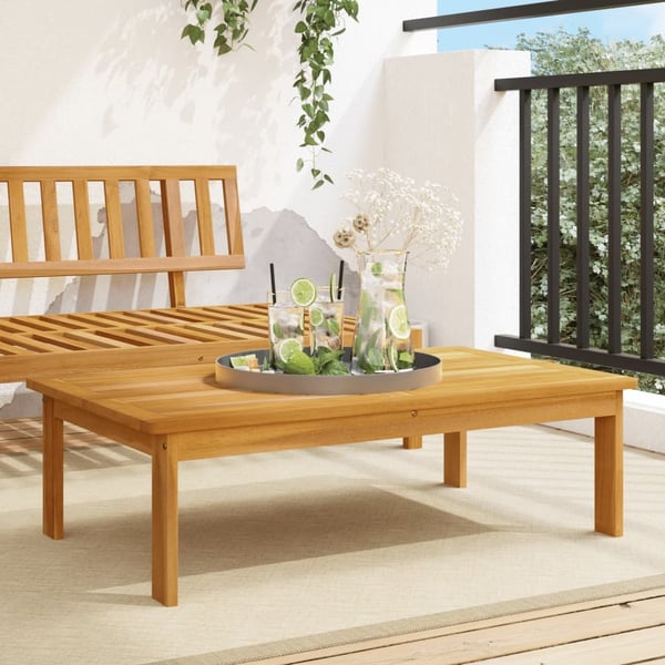 vidaXL havebord 100x60x30 cm massivt akacietræ