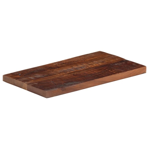 vidaXL bordplade 40x20x2,5 cm rektangulær massivt genbrugstræ