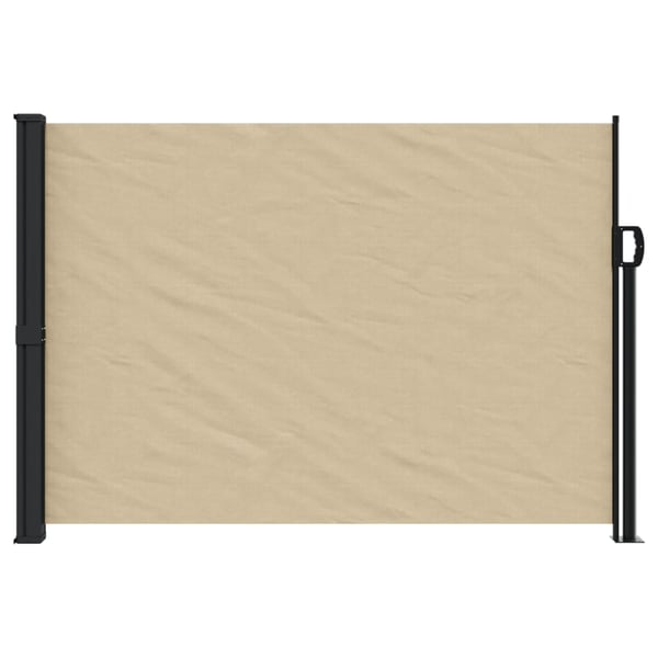 vidaXL sammenrullelig sidemarkise 140x300 cm beige