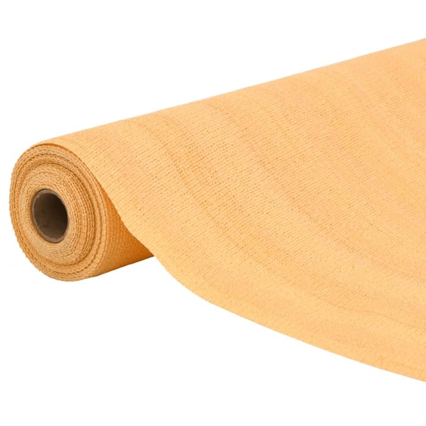 vidaXL Skjermnett sand 1x10 m HDPE 195 g/m²