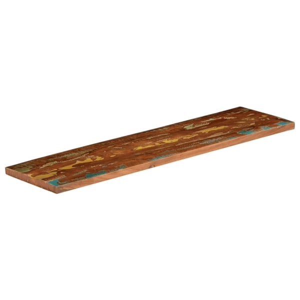 vidaXL Bordplate 120x40x3,8 cm rektangulær gjenvunnet heltre