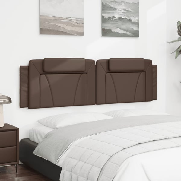 vidaXL gavlpude Viana 180 cm kunstlæder brun