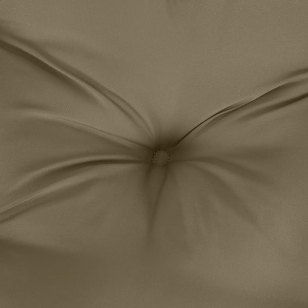 vidaXL hynde til havebænk 100x50x7 cm stof meleret gråbrun