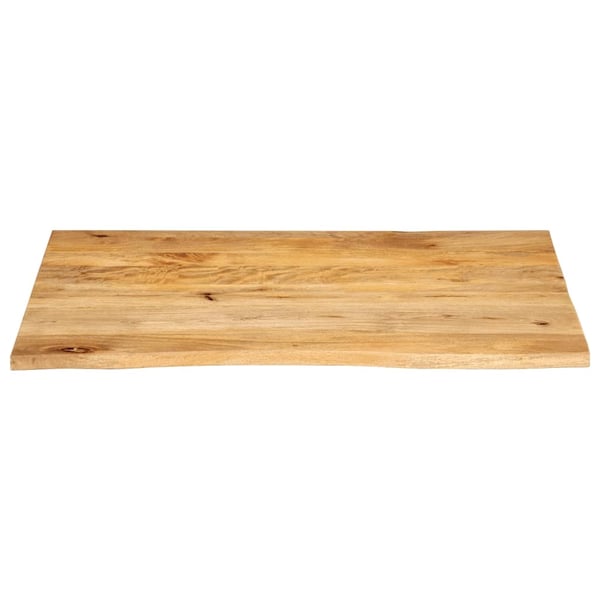 vidaXL Bordplate 100x80x2,5 cm naturlig kant heltre mango