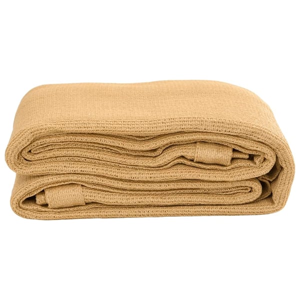 vidaXL Teltteppe sand 250x250 cm HDPE