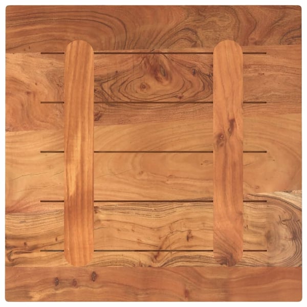 vidaXL Bordplate 40x40x3,8 cm firkantet heltre akasie