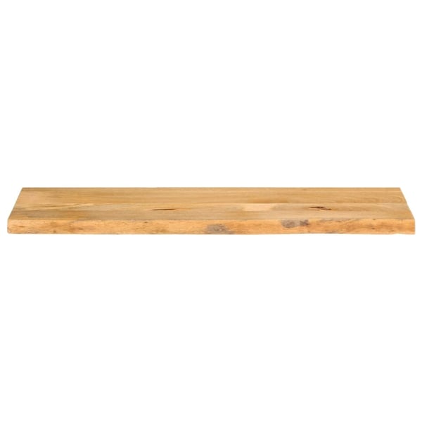 vidaXL bordplade 110x30x3,8 cm naturlig kant massivt mangotræ