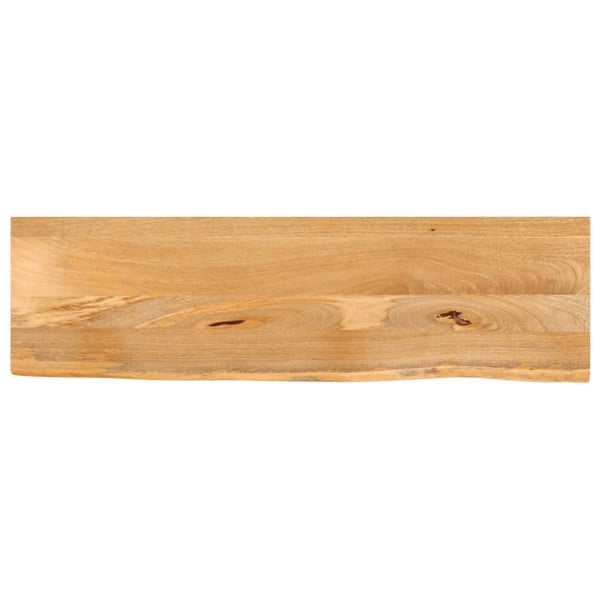 vidaXL bordplade 110x30x3,8 cm naturlig kant massivt mangotræ