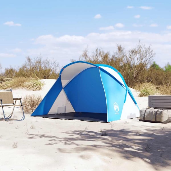 vidaXL Strandtelt 2 personer asurblå pop-up vanntett