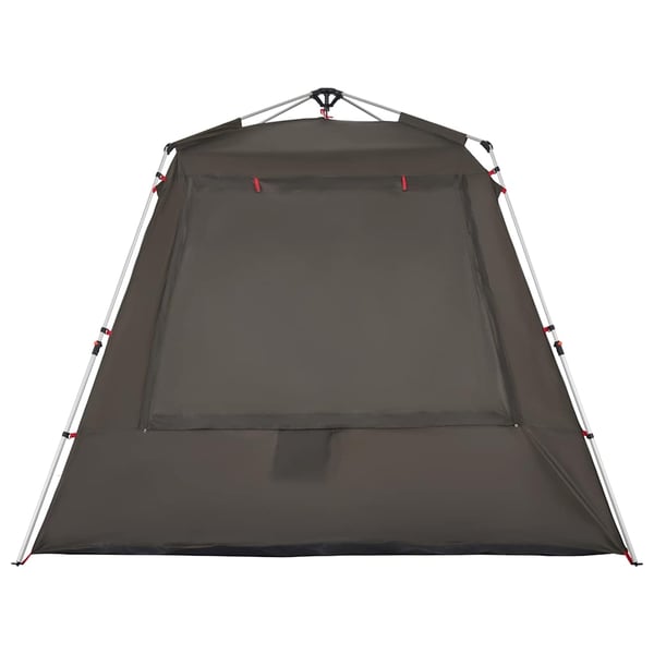 vidaXL 4-personers fisketelt quick release brun