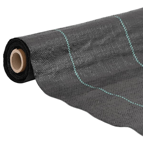 vidaXL ukrudtsdug 2x25 m PP sort