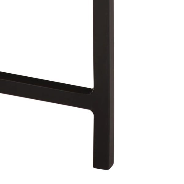 vidaXL Salongbord 35x35x45 cm heltre mango og jern