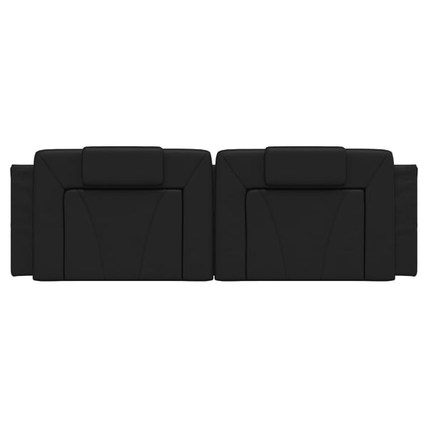 vidaXL gavlpude Viana 160 cm kunstlæder sort