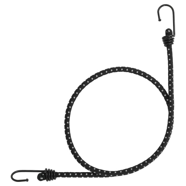 vidaXL Strikksnorer med refleksstrimler og kroker 25 stk 100 cm