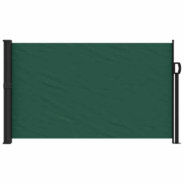 vidaXL Uttrekkbar sidemarkise mørkegrønn 117x300 cm