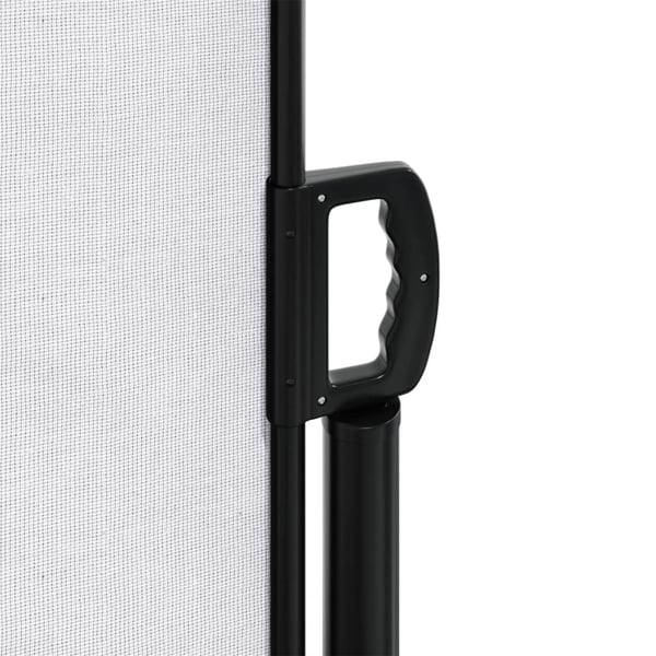 vidaXL Uttrekkbar sidemarkise hvit 140x1200 cm