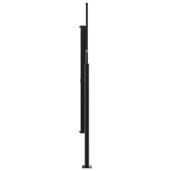 vidaXL sammenrullelig sidemarkise 180x600 cm mørkegrøn