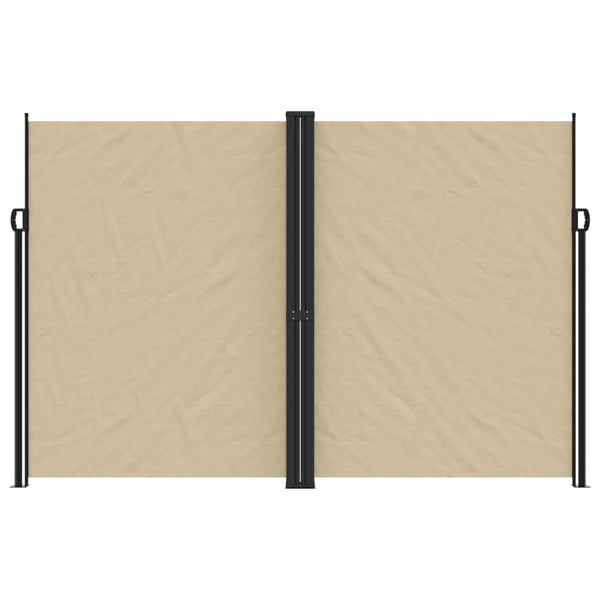 vidaXL sidemarkise 220x1200 cm sammenrullelig beige