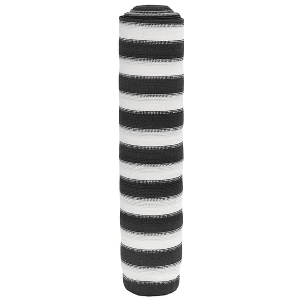 vidaXL Näkösuoja antrasiitti ja valkoinen 2x25 m HDPE 75 g/m²