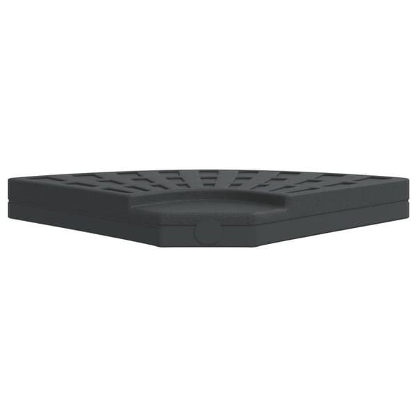 vidaXL vægtplade til parasolfod med håndtag 20 kg